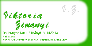 viktoria zimanyi business card