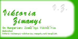 viktoria zimanyi business card